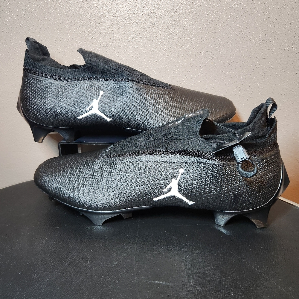 Jordan Vapor Edge Elite 360 Flyknit Football Cleats sz 16 New Black